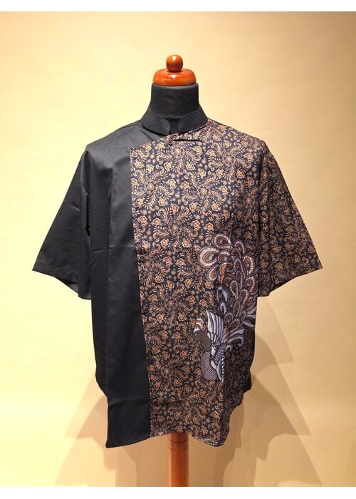 Batik overhemd korte mouw 1210-06