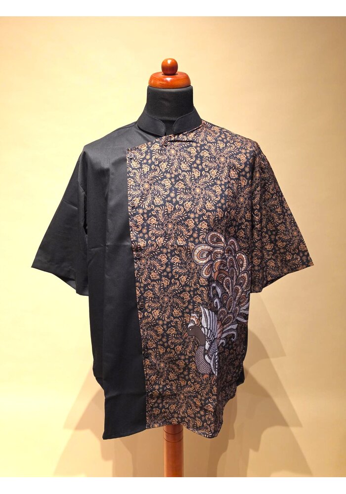 Batik overhemd korte mouw 1210-06