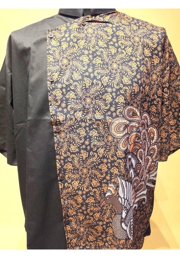 Batik overhemd korte mouw 1210-06