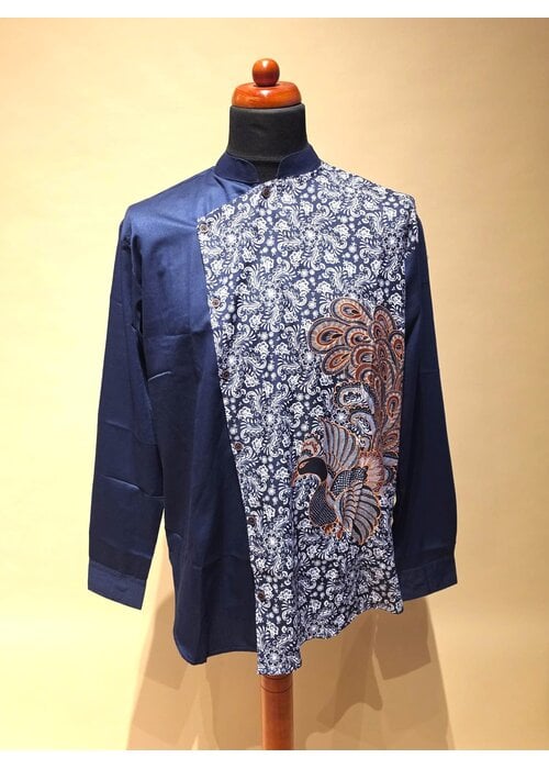 Batik overhemd lange mouw 1210-07