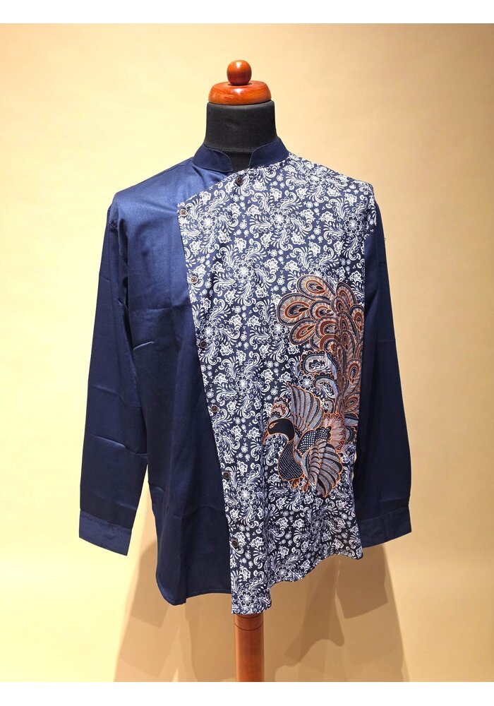 Batik overhemd lange mouw 1210-07