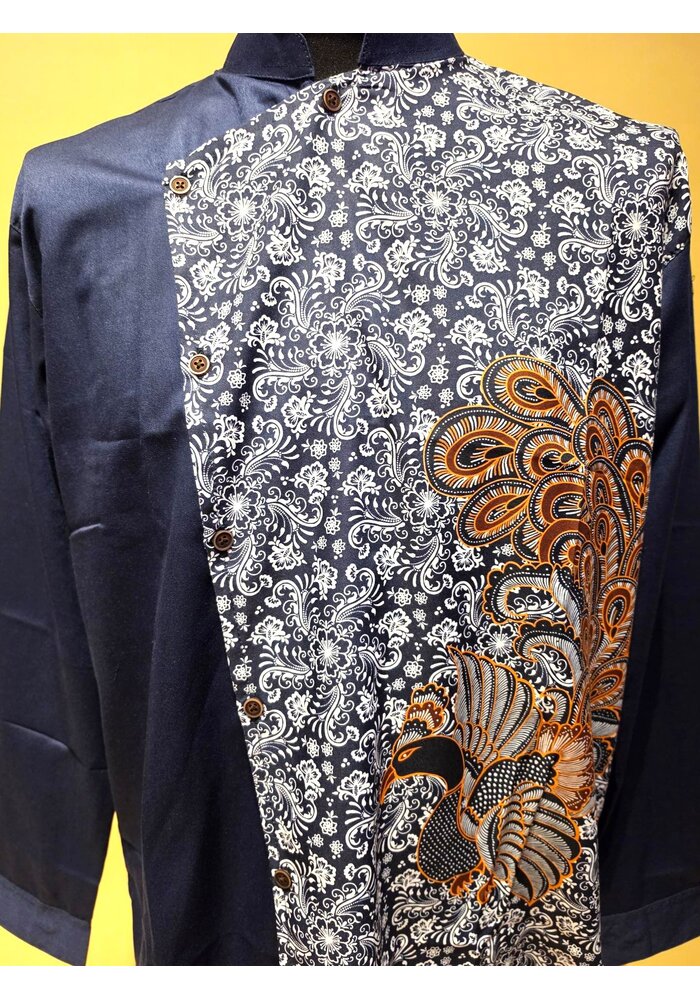 Batik overhemd lange mouw 1210-07