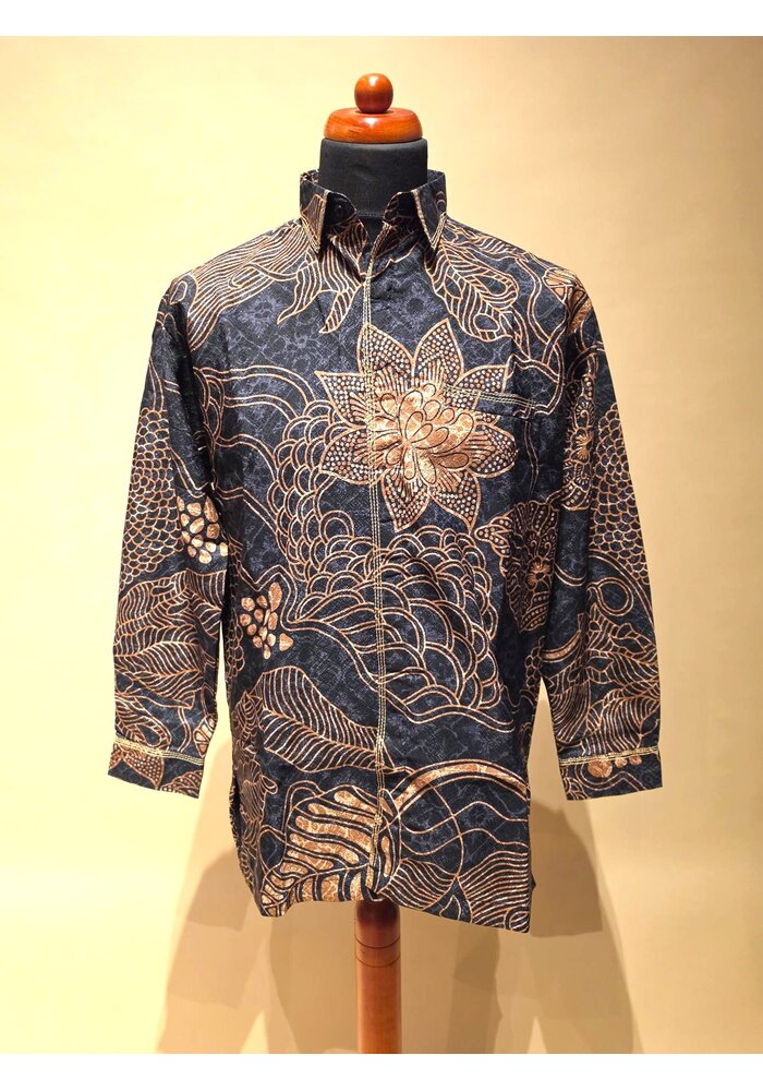 Batik overhemd lange mouw 1210-08