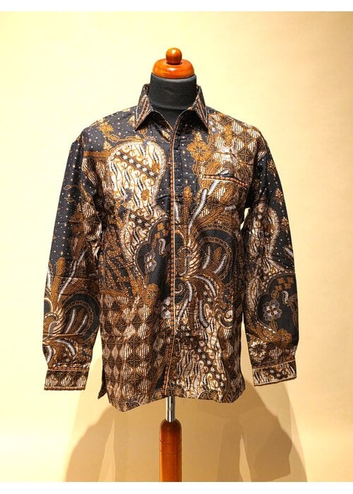 Batik overhemd lange mouw 1210-09