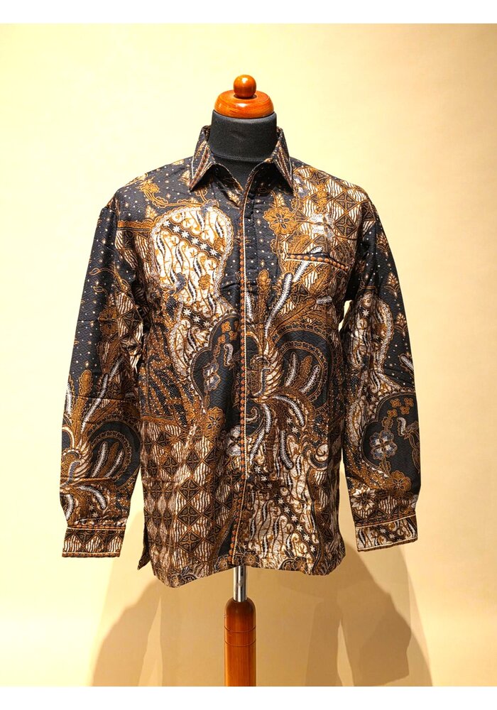 Batik overhemd lange mouw 1210-09