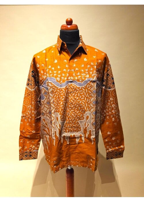Batik overhemd lange mouw 1210-13