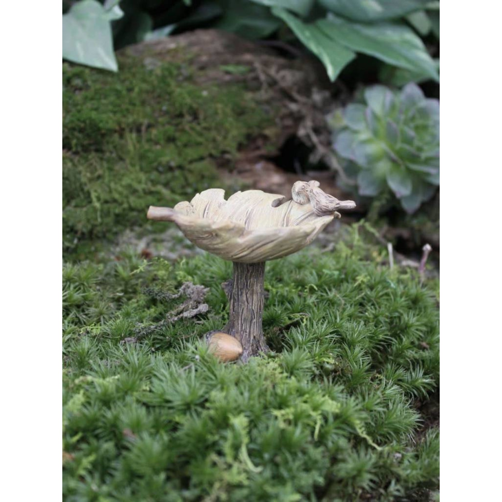 Woodland Knoll Woodland Knoll - Resin Leaf Bird Bath