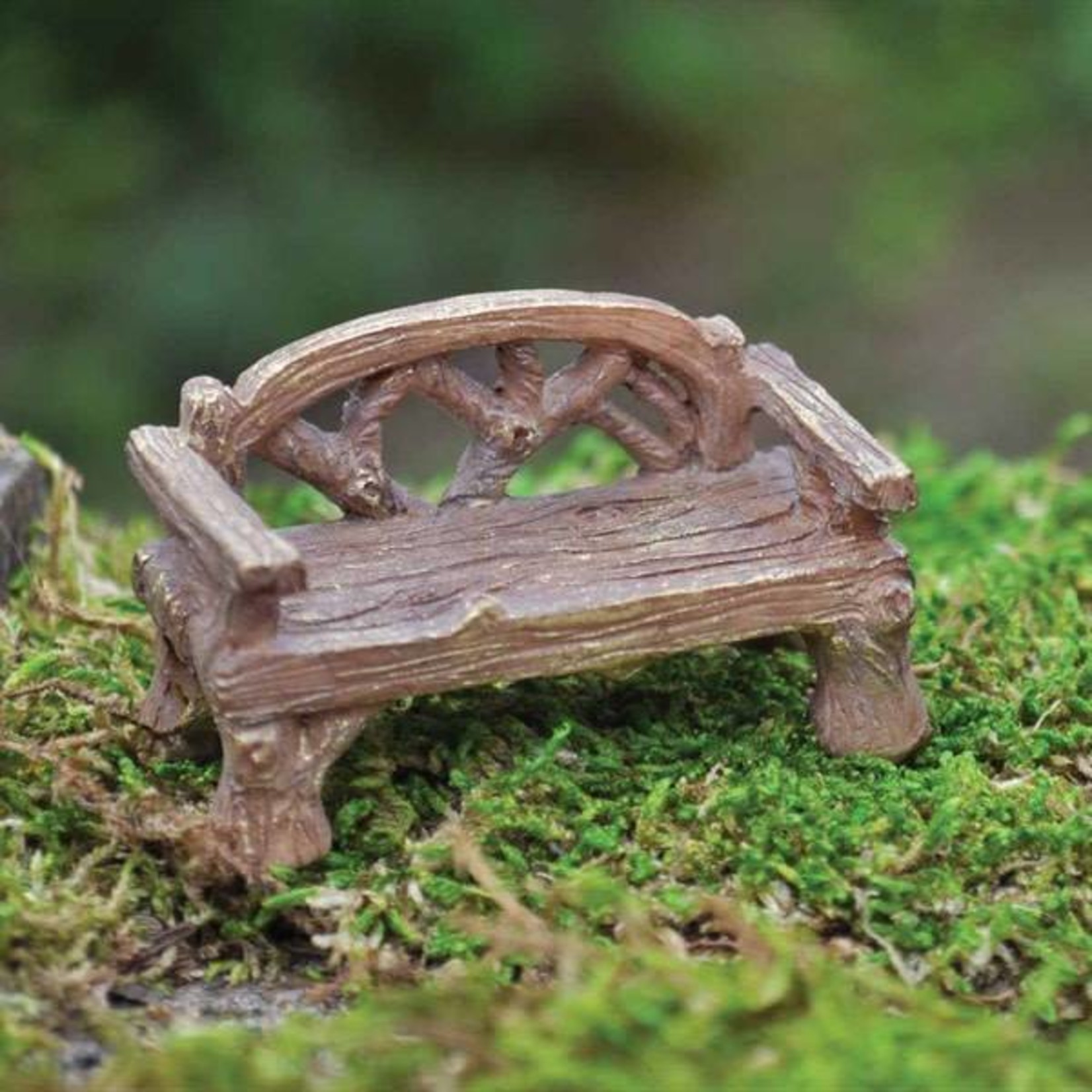 Fiddlehead Fiddlehead - Miniature Woodland Rustic Bench