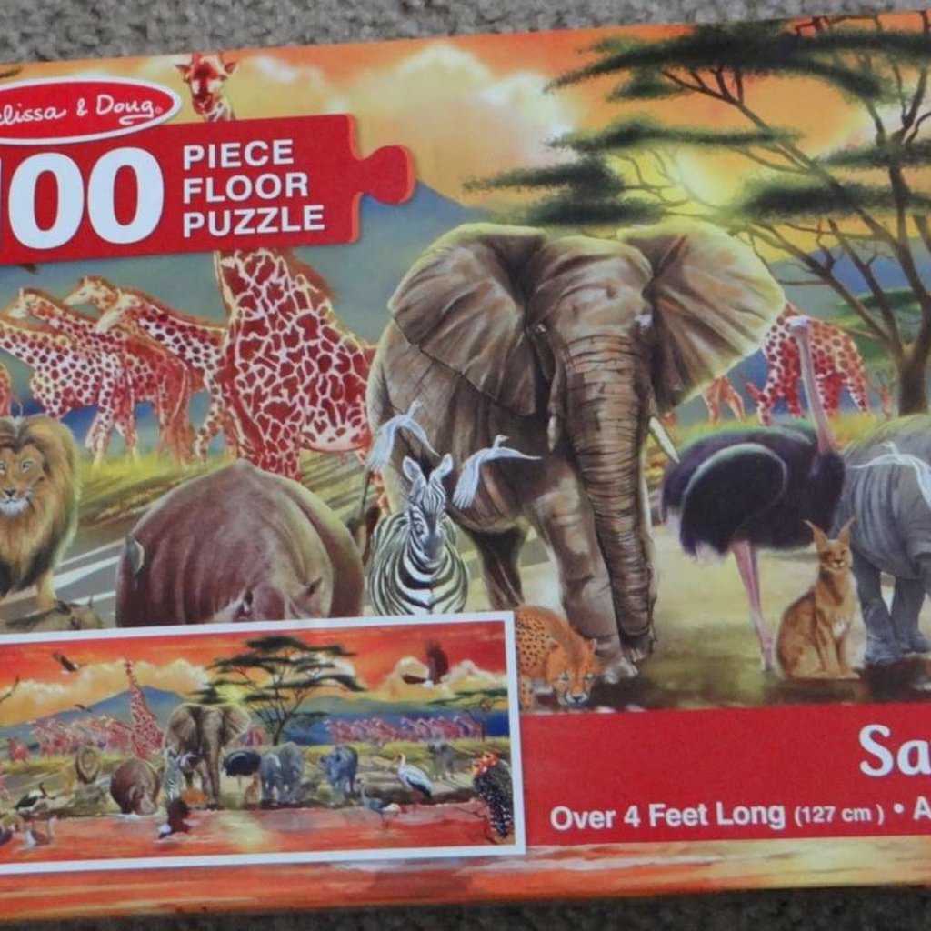 melissa and doug safari floor puzzle