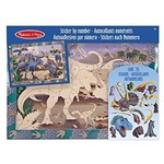 Melissa & Doug Peel & Press Sticker by Number - Dinosaur Dusk