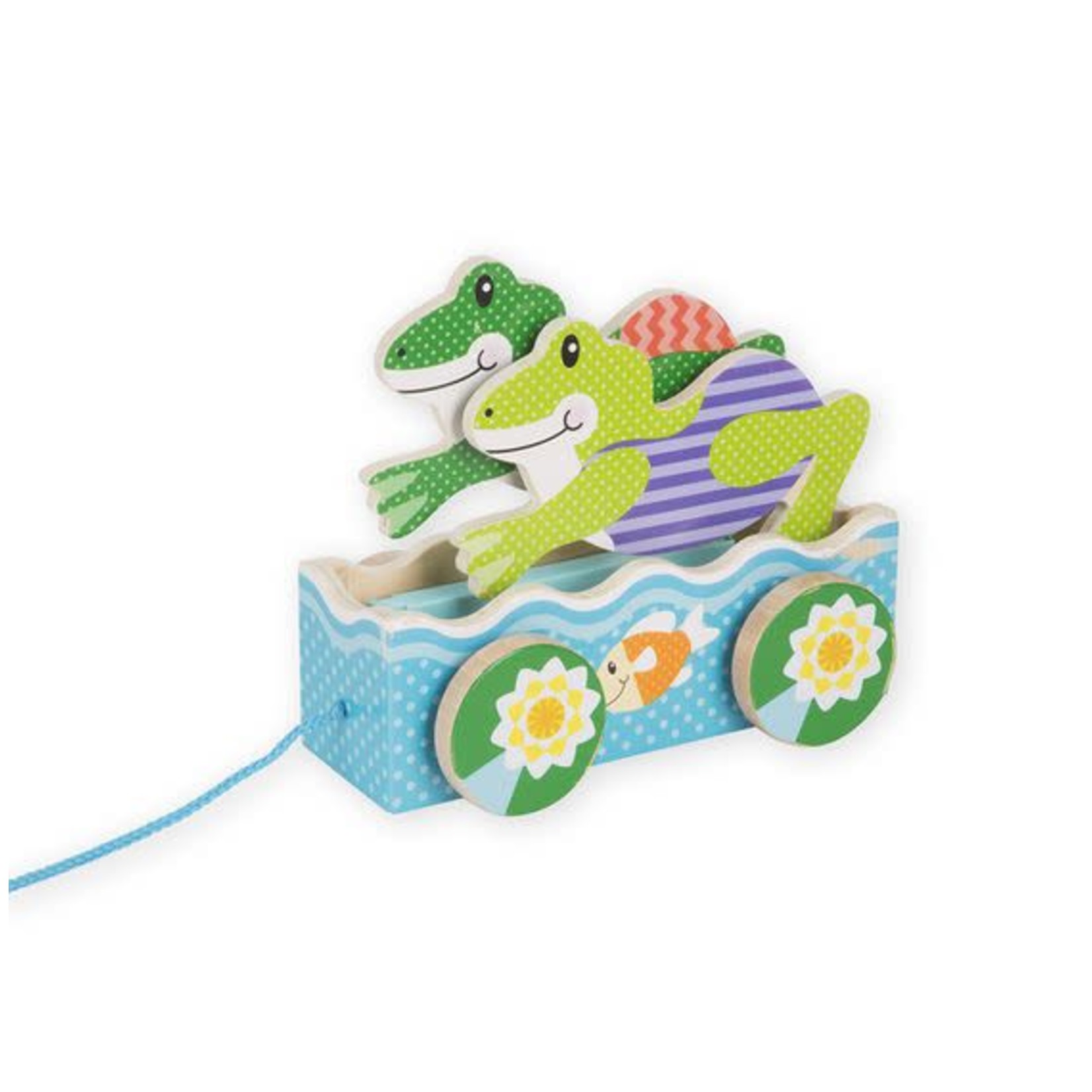 Melissa & Doug First Play - Friendly Frogs Pull Along