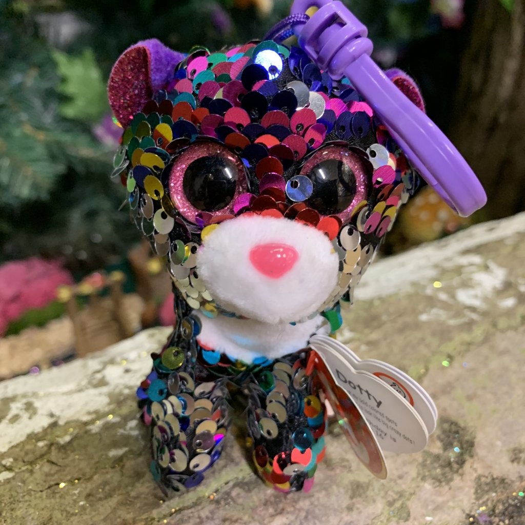 dotty leopard beanie boo