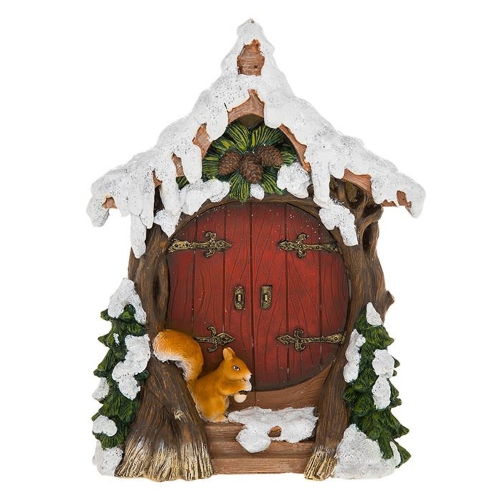 Shudehill Giftware Squirrel Door - Christmas