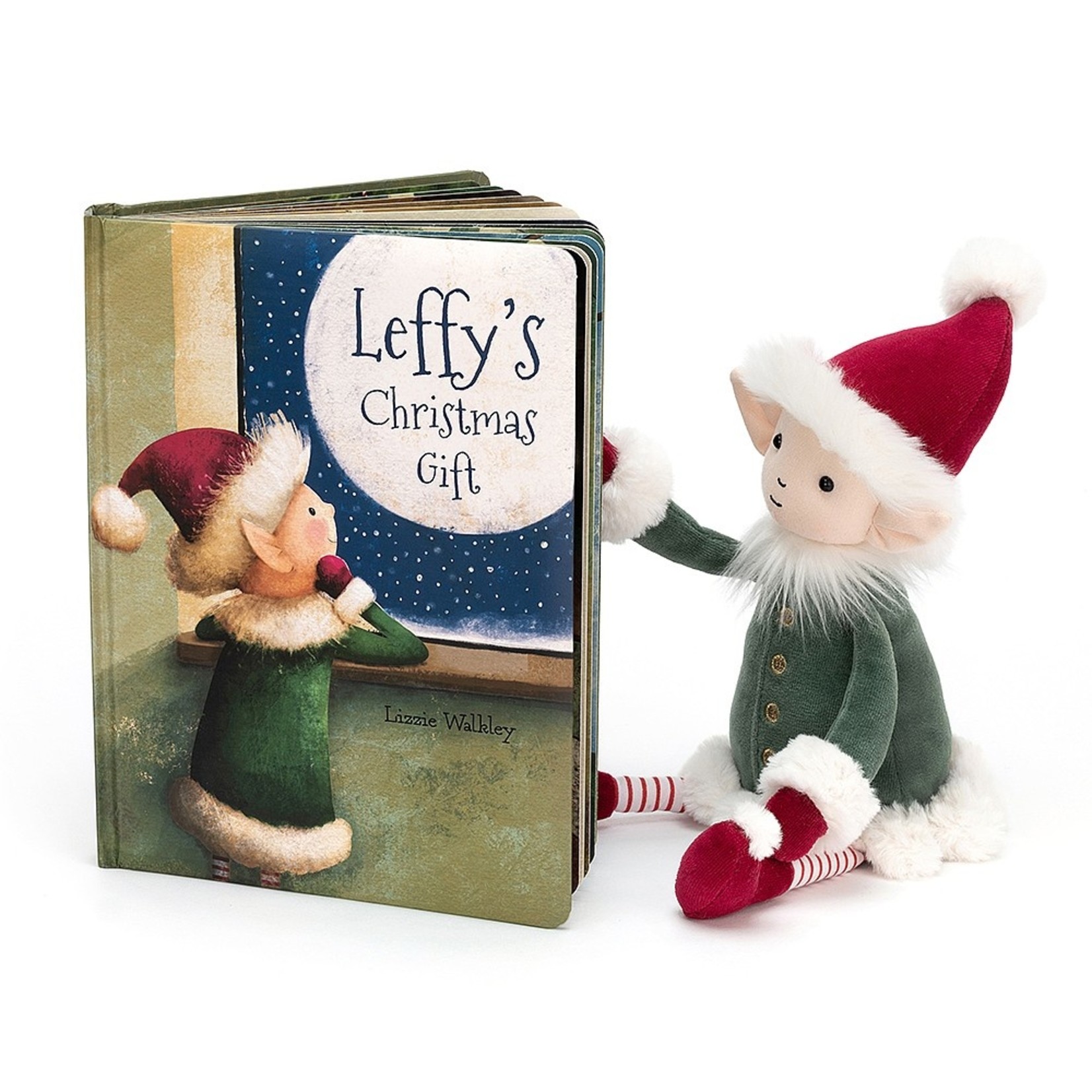 Jellycat - Story Book Jellycat - Leffy's Christmas Gift - Book