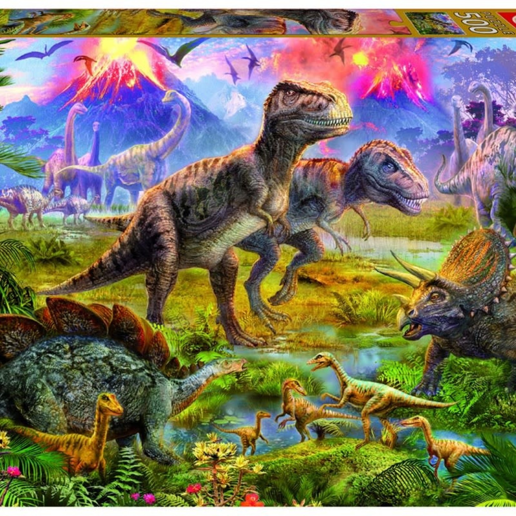 Educa 500pcs - Dinosaur Gathering Puzzle