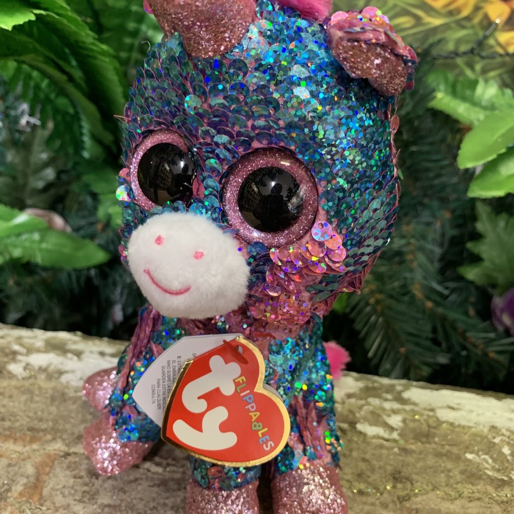 sequin beanie boo unicorn