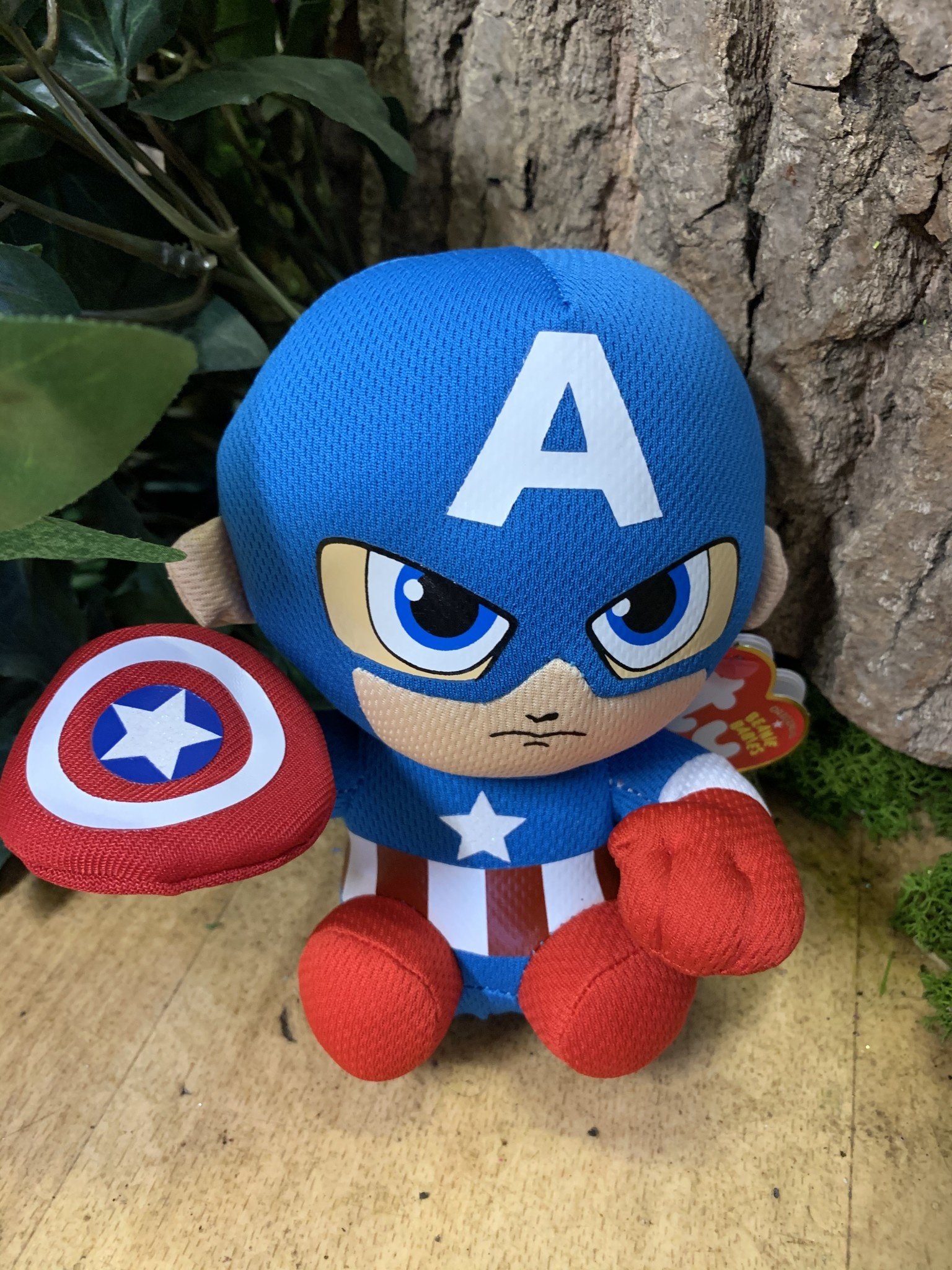 captain america ty beanie baby