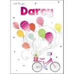 Treats & Smiles Personalised Birthday Card - Darcy