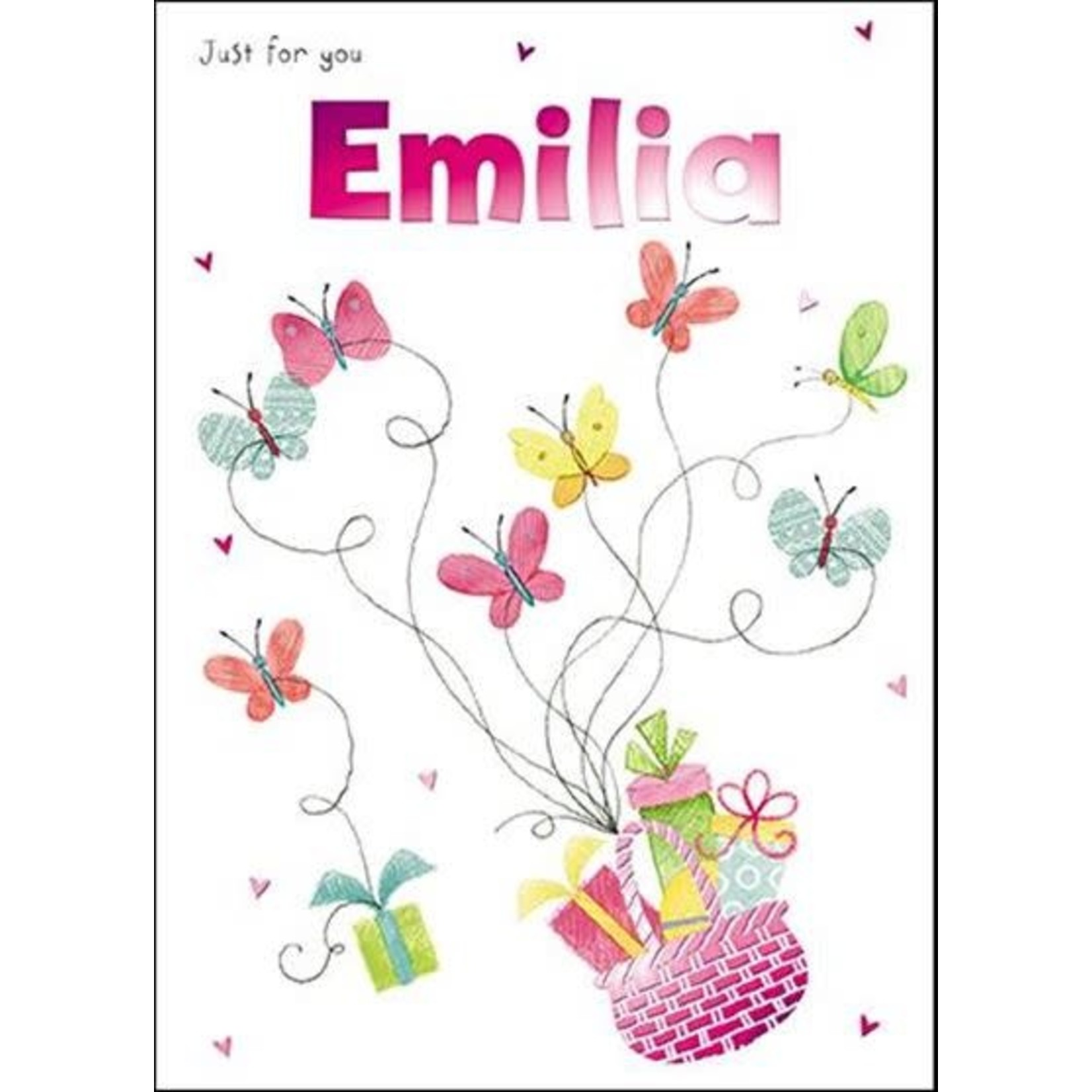 Treats & Smiles Personalised Birthday Card - Emilia