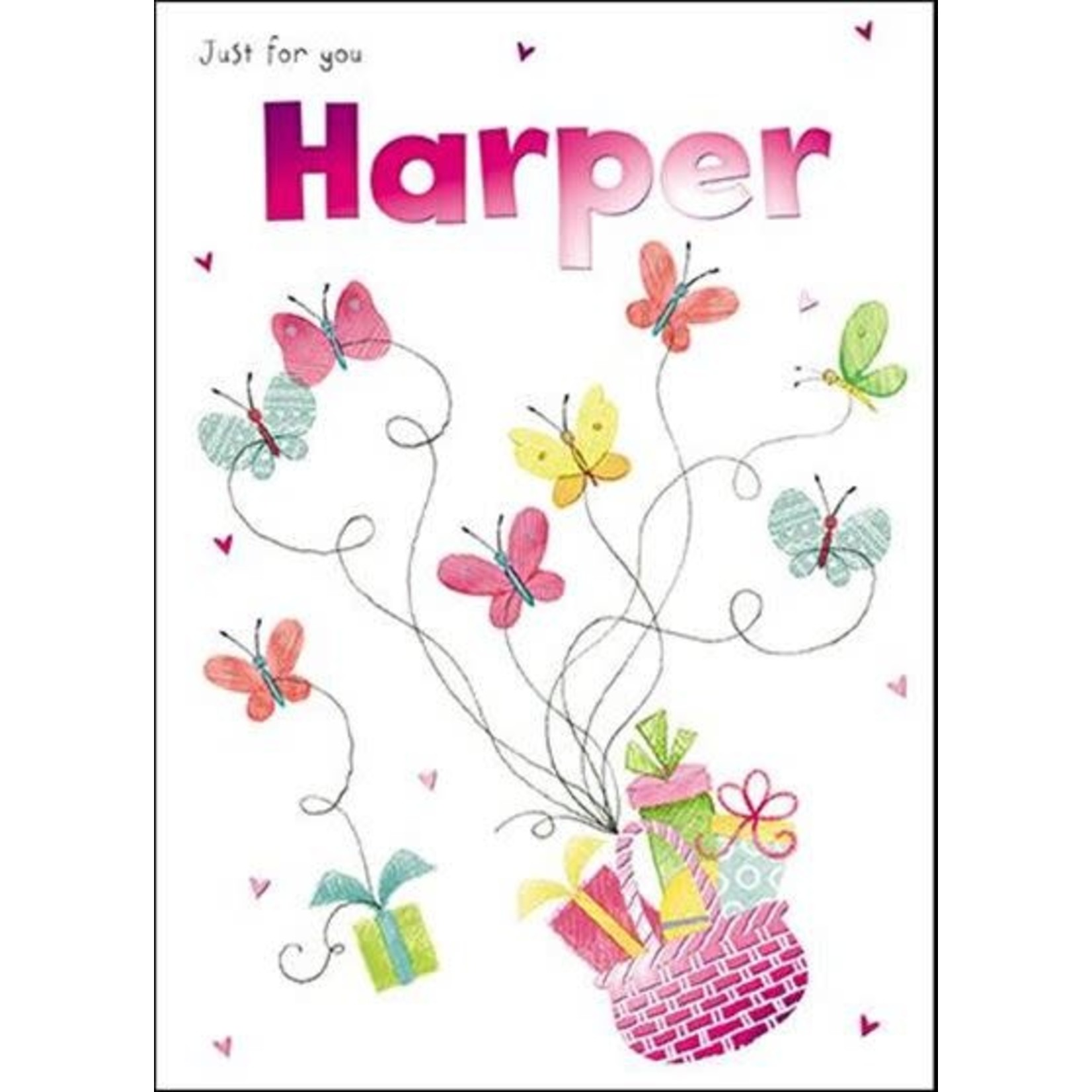 Treats & Smiles Personalised Birthday Card - Harper