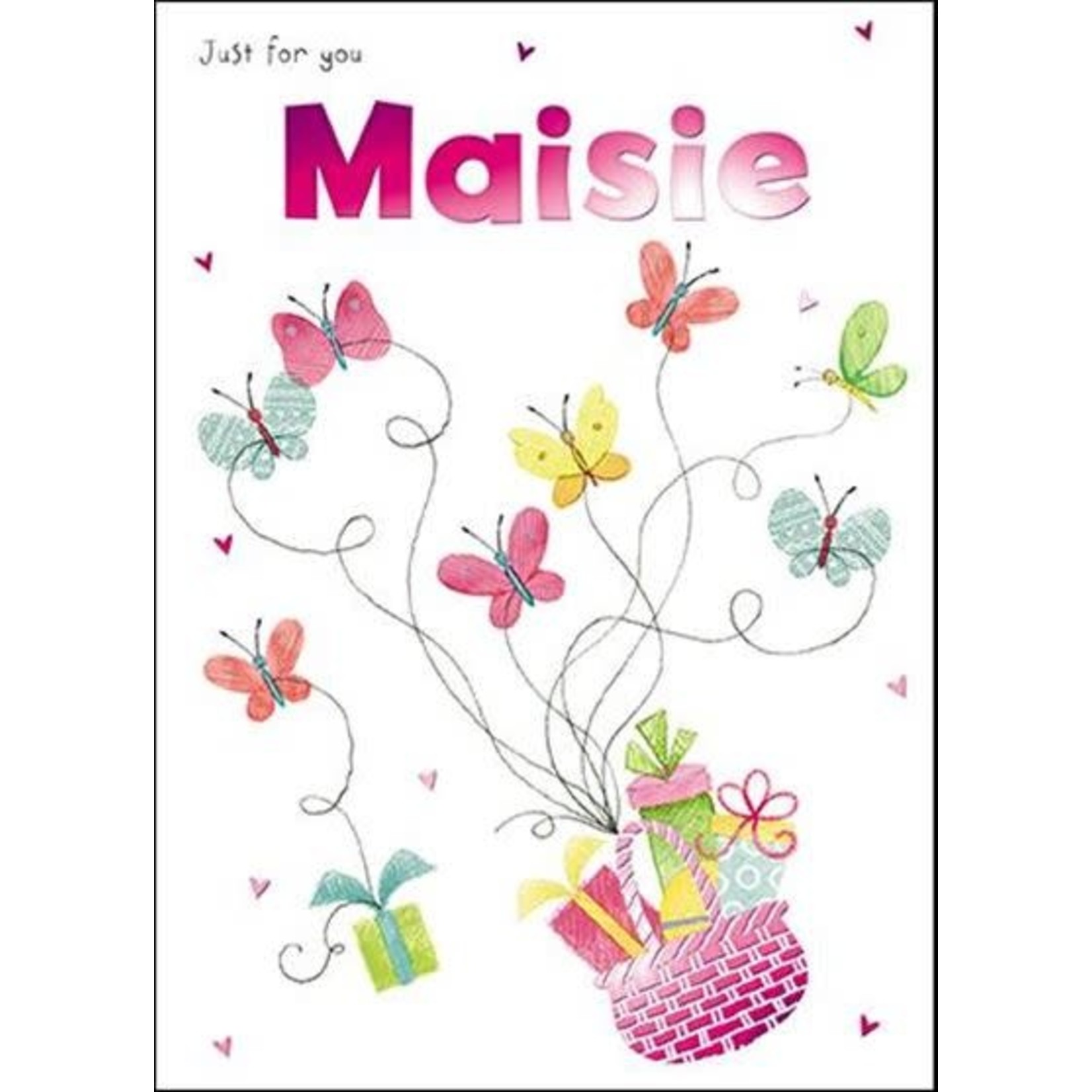 Treats & Smiles Personalised Birthday Card - Maisie