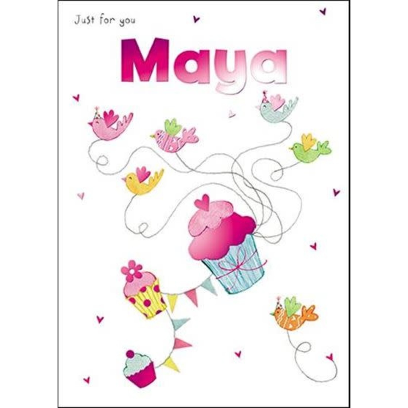 Treats & Smiles Personalised Birthday Card - Maya