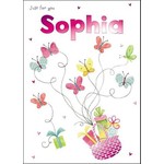 Treats & Smiles Personalised Birthday Card - Sophia