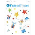 Treats & Smiles Personalised Birthday Card - Grandson