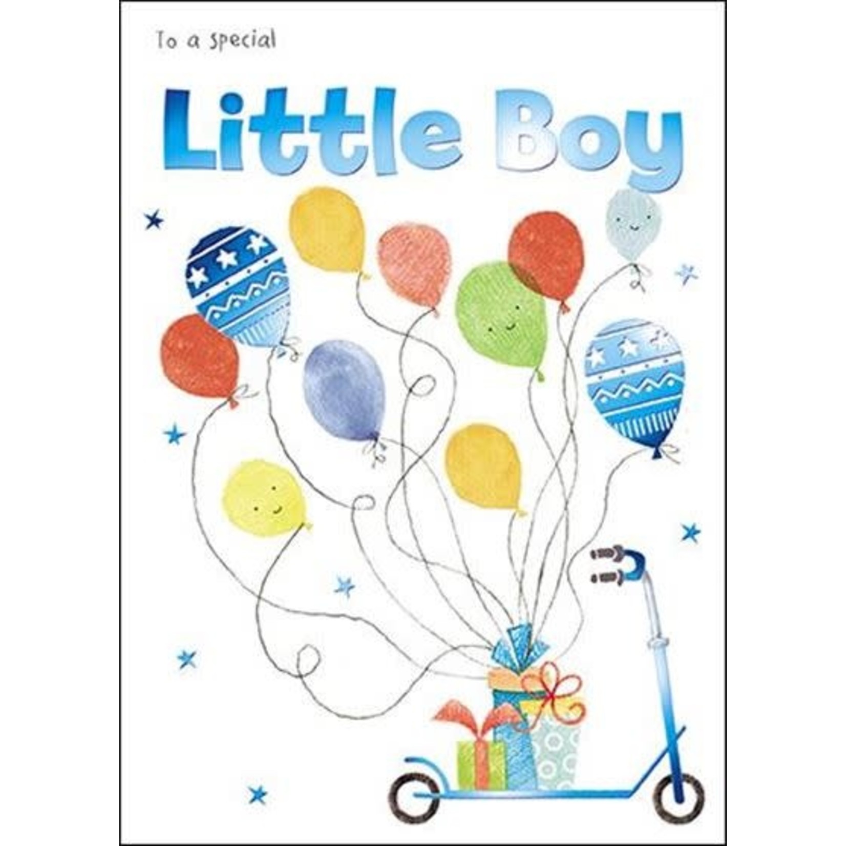 Treats & Smiles Personalised Birthday Card - Little Boy