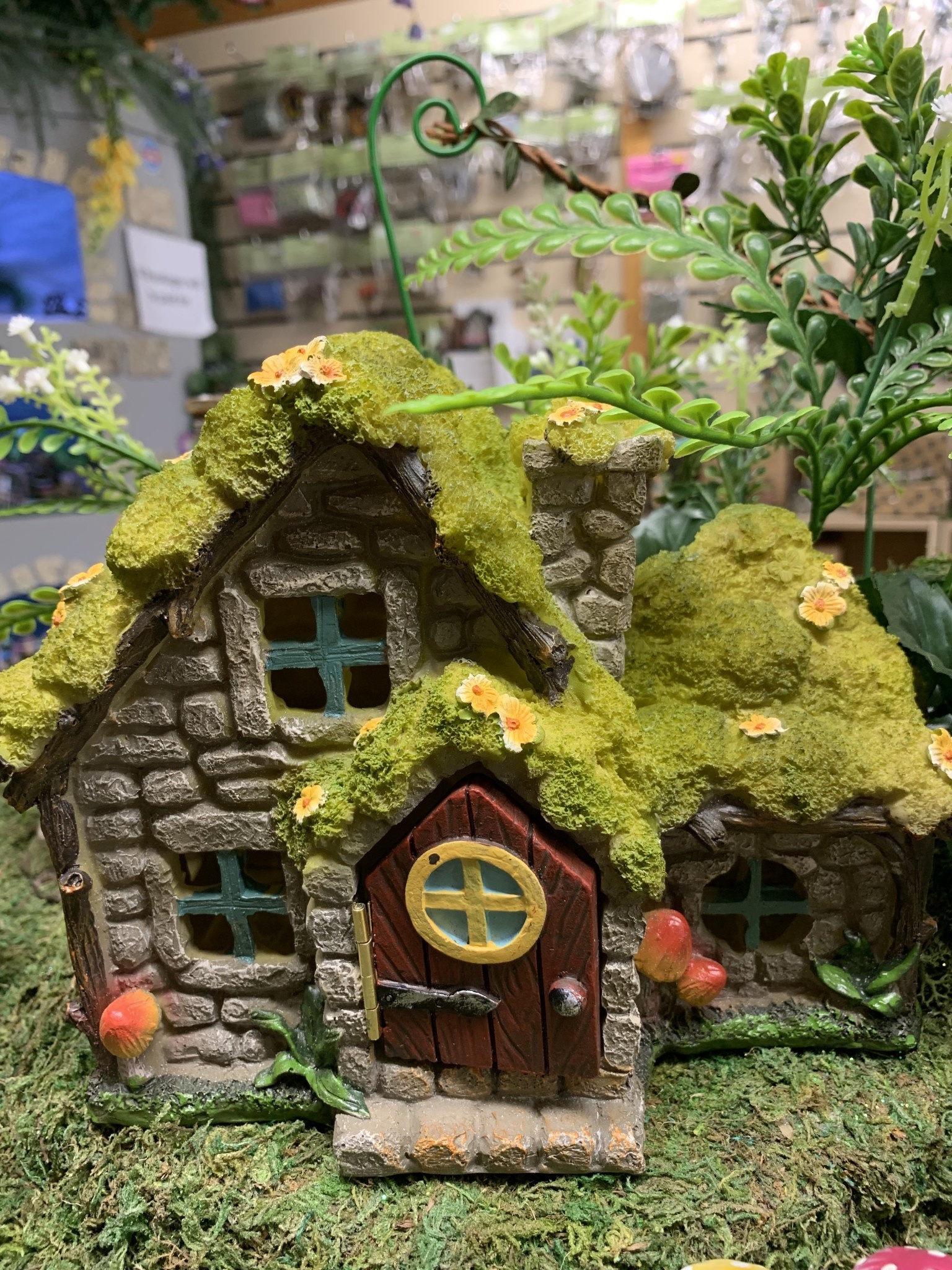 Stone Effect Fairy House - LED Light Up - Celebrations and Toys