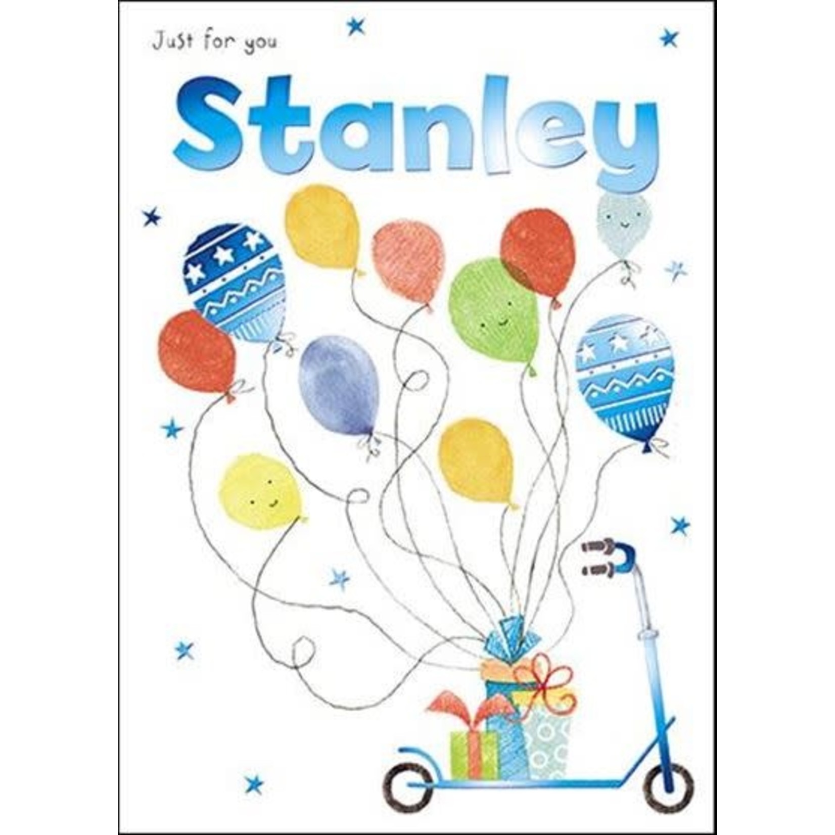 Treats & Smiles Personalised Birthday Card - Stanley