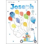 Treats & Smiles Personalised Birthday Card - Joseph