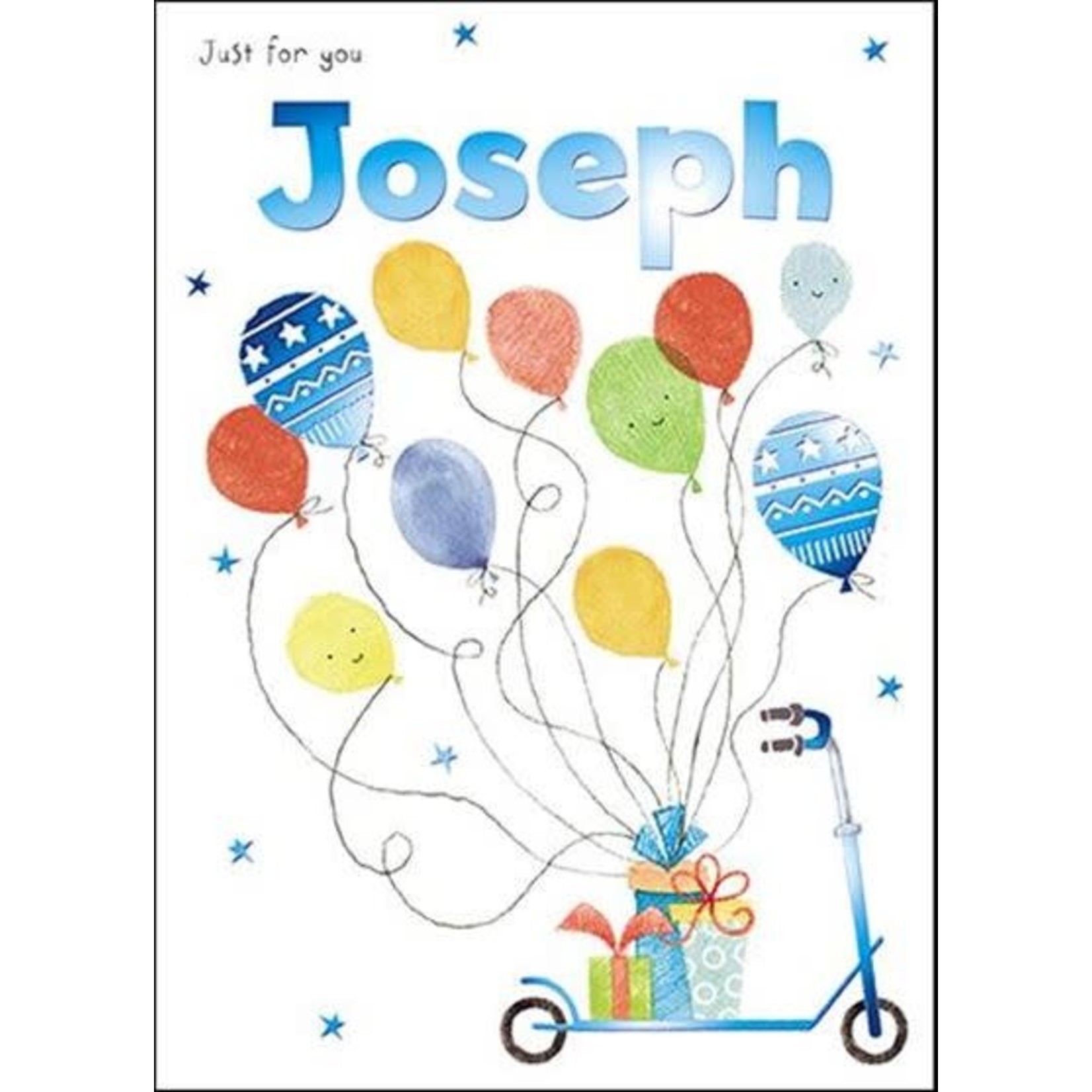 Treats & Smiles Personalised Birthday Card - Joseph