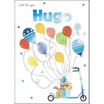 Treats & Smiles Personalised Birthday Card - Hugo