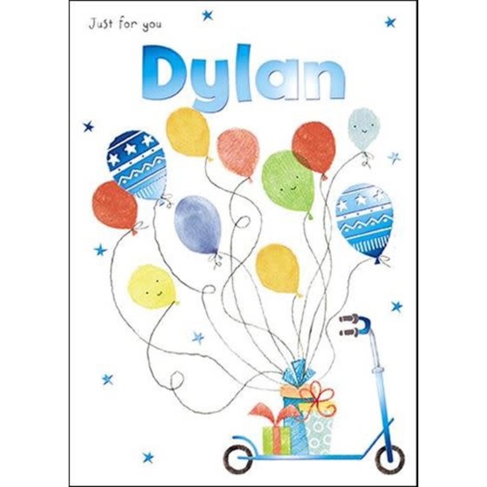 Treats & Smiles Personalised Birthday Card - Dylan