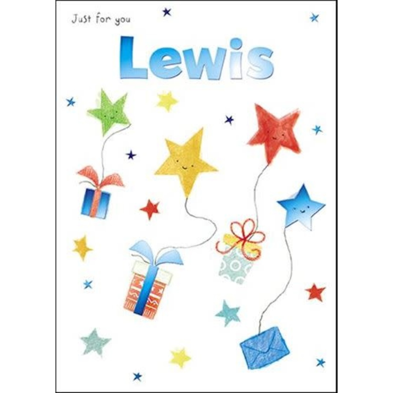 Treats & Smiles Personalised Birthday Card - Lewis