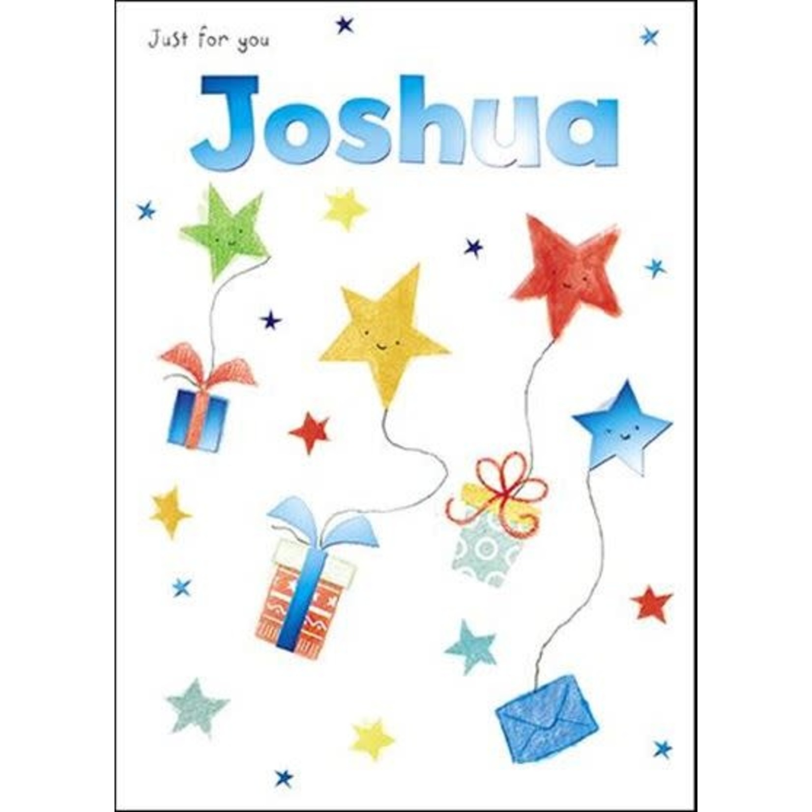 Treats & Smiles Personalised Birthday Card - Joshua