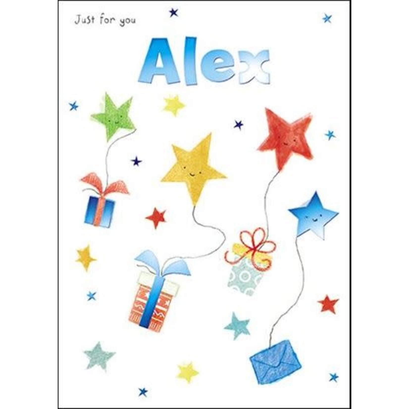 Treats & Smiles Personalised Birthday Card - Alex