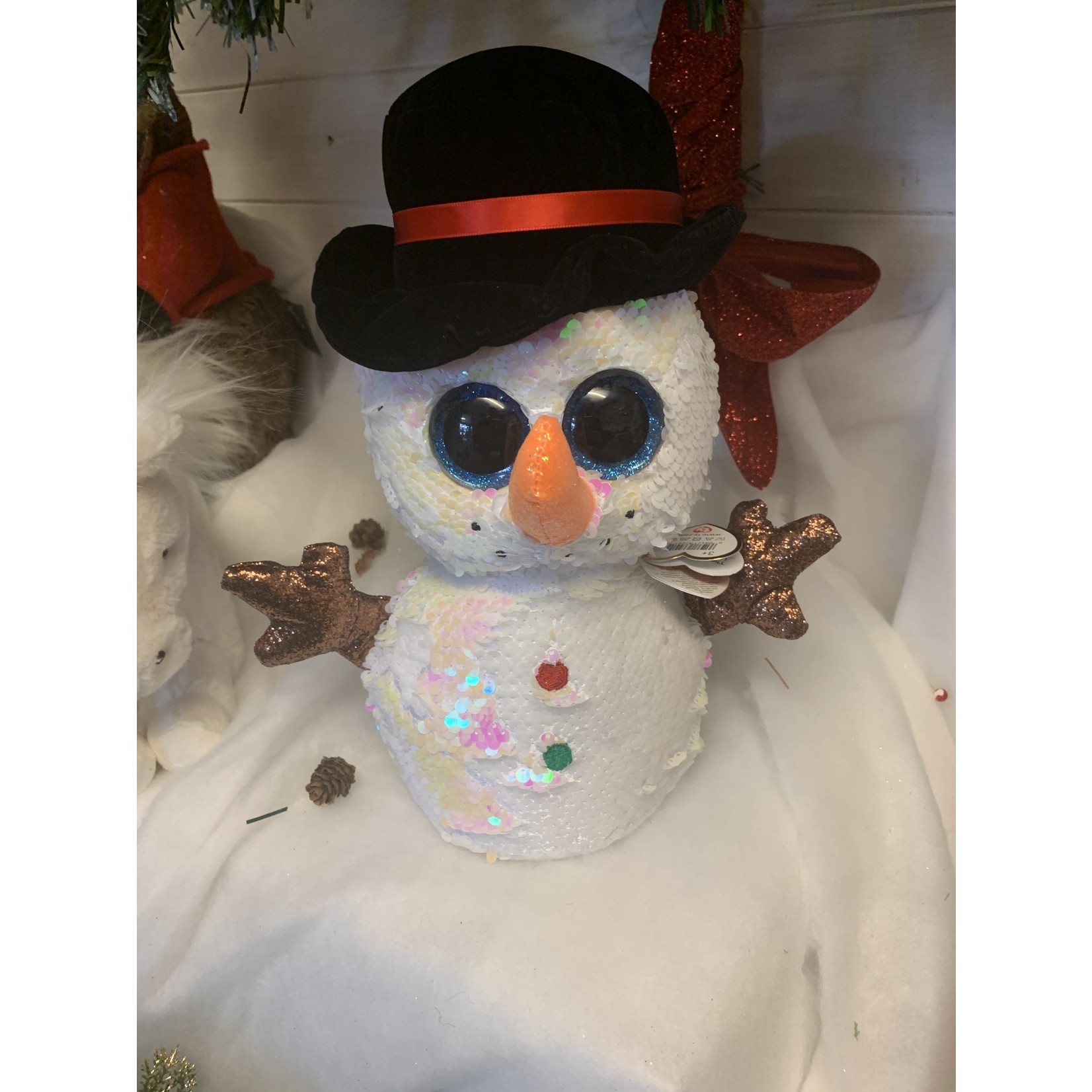 Ty Flippable Sequin Melty the Snowman - Beanie Boo Buddy