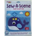Kreative Kids Sew a Scene Felt Craft Kit - Whale