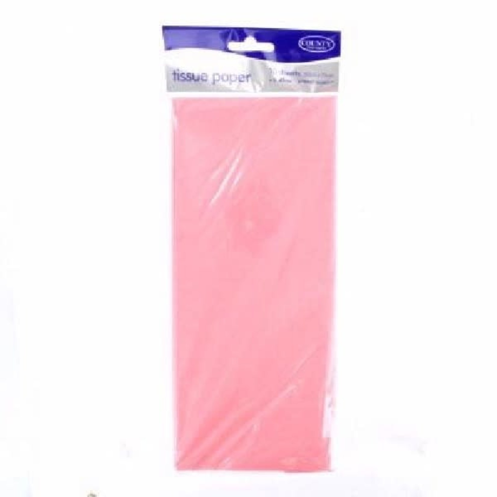 County Stationery Tissue Paper - Pink - 10 Sheets