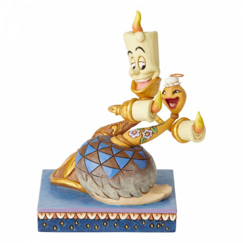 Disney Traditions Disney - Lumiere and Feather Duster - Romance by Candlelight