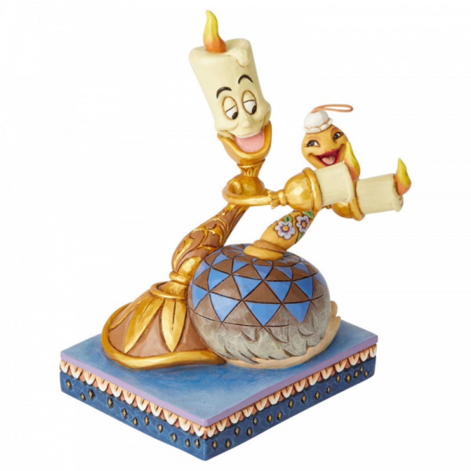 Disney Traditions Disney - Lumiere and Feather Duster - Romance by Candlelight