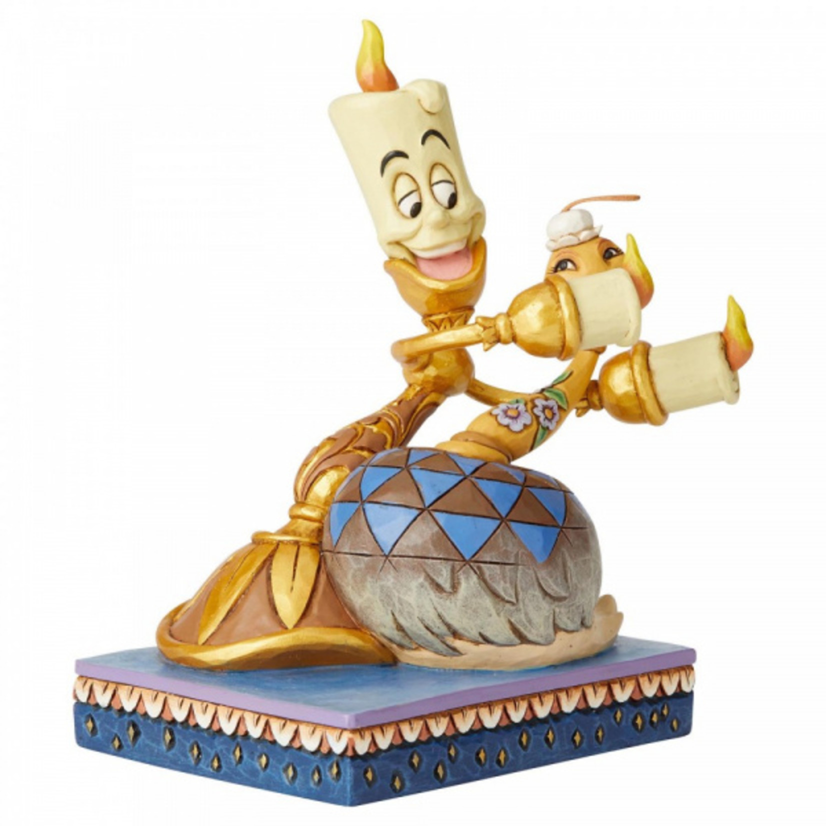 Disney Traditions Disney - Lumiere and Feather Duster - Romance by Candlelight