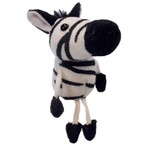 The Puppet Company Finger Puppet - Plush Zebra