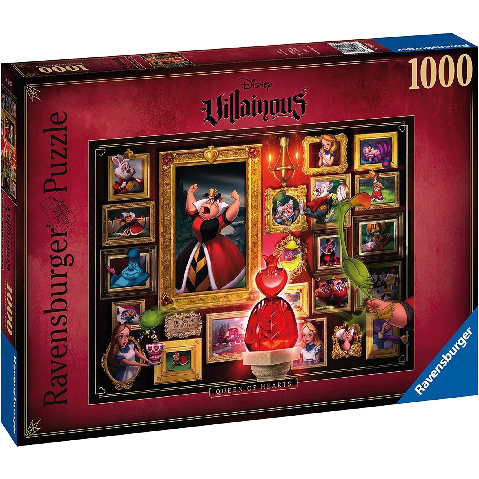 Disney Villainous Disney Villainous - Queen of Hearts Puzzle 1000pcs Jigsaw