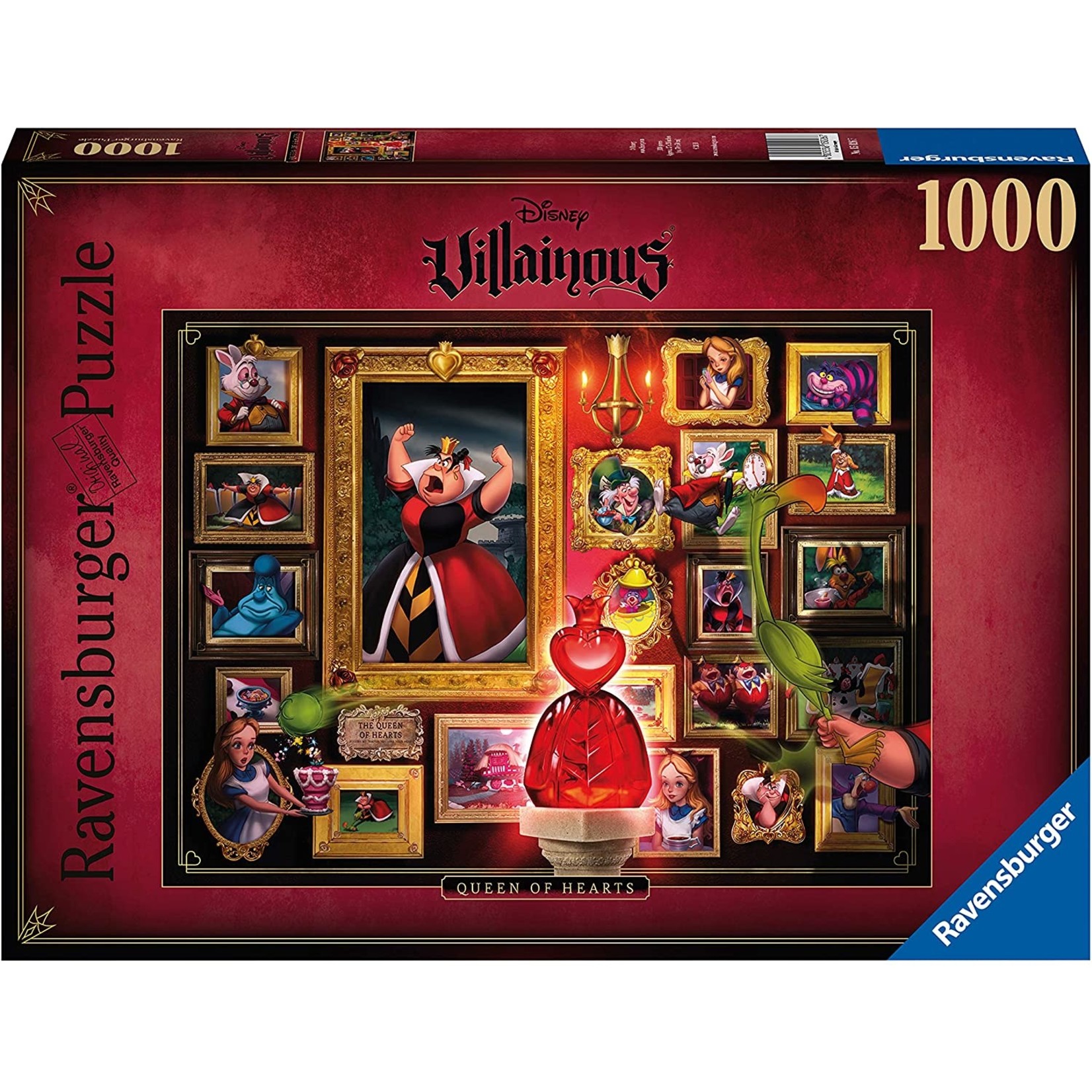 Disney Villainous Disney Villainous - Queen of Hearts Puzzle 1000pcs Jigsaw