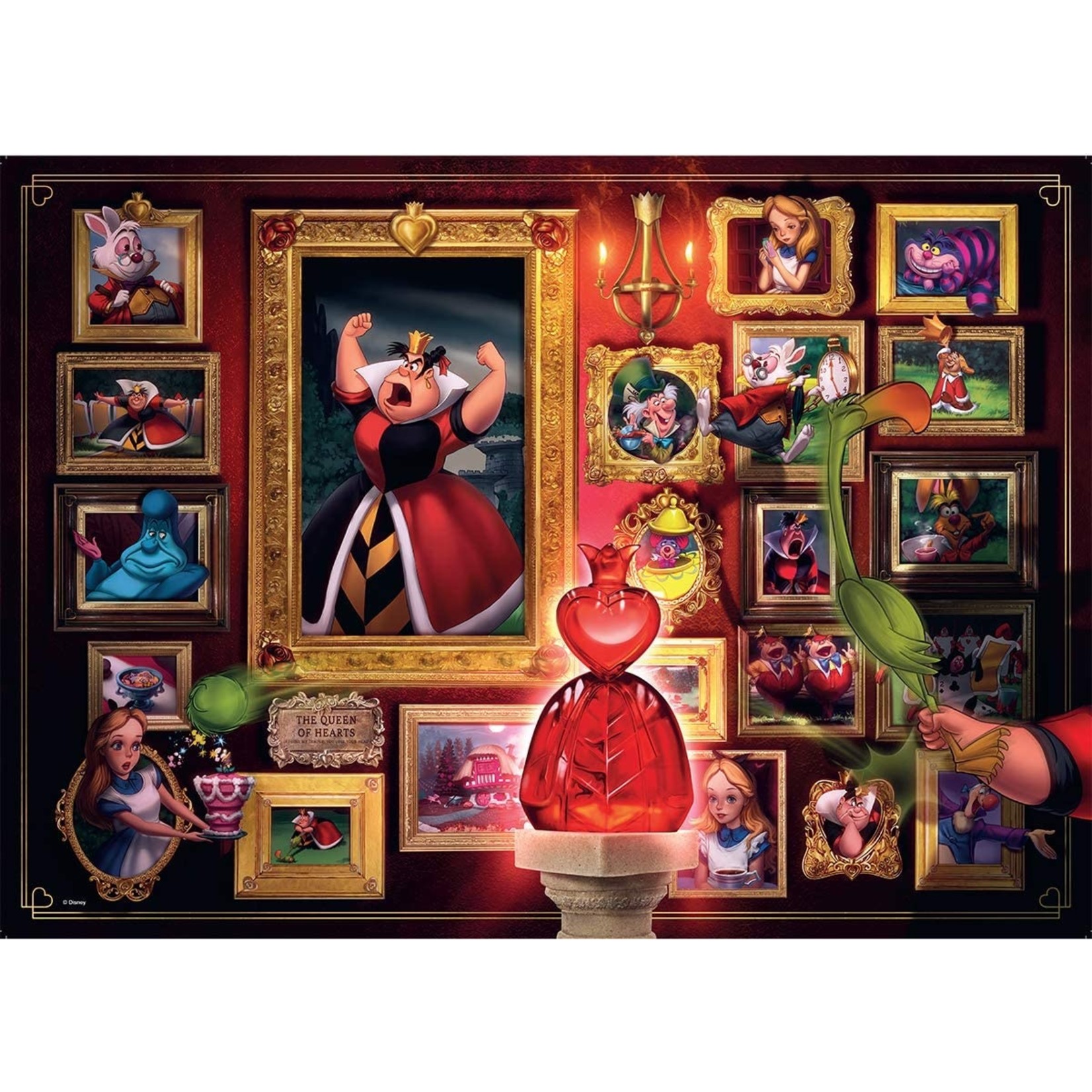 Disney Villainous Disney Villainous - Queen of Hearts Puzzle 1000pcs Jigsaw