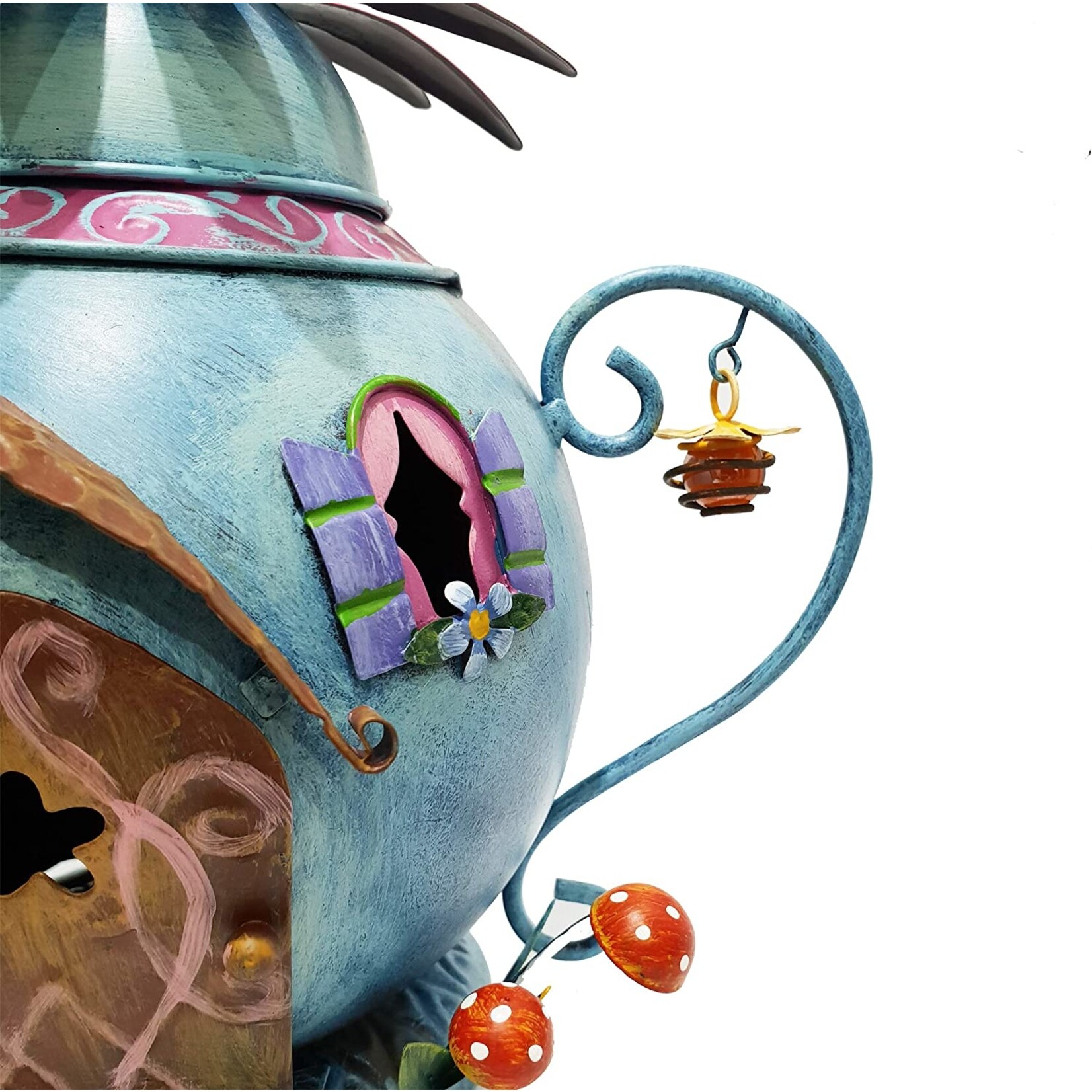 Fairy Kingdom Fairy Kingdom - Dusky Blue Teapot Fairy House