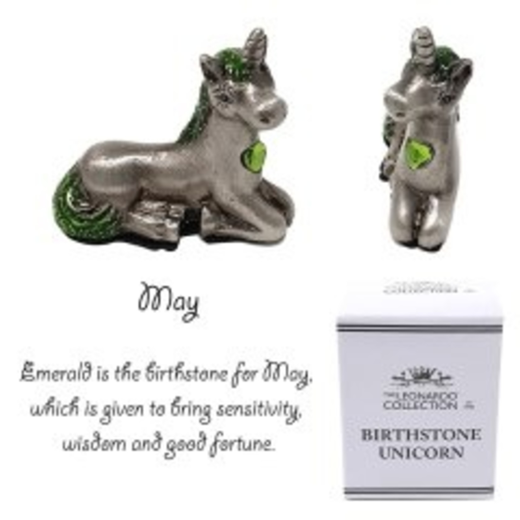 The Leonardo Collection Birthstone Unicorn